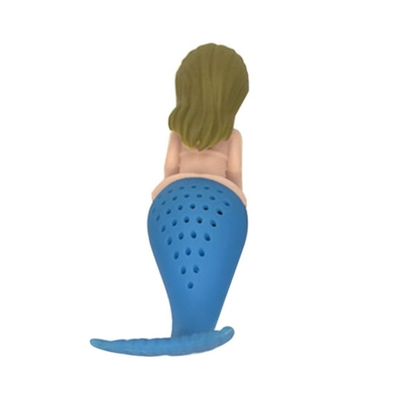 Toddmomy 1Set Loose Tea Infuser In Mermaid Shape Made Of Food-Grade Silicone For Tea Drinkers