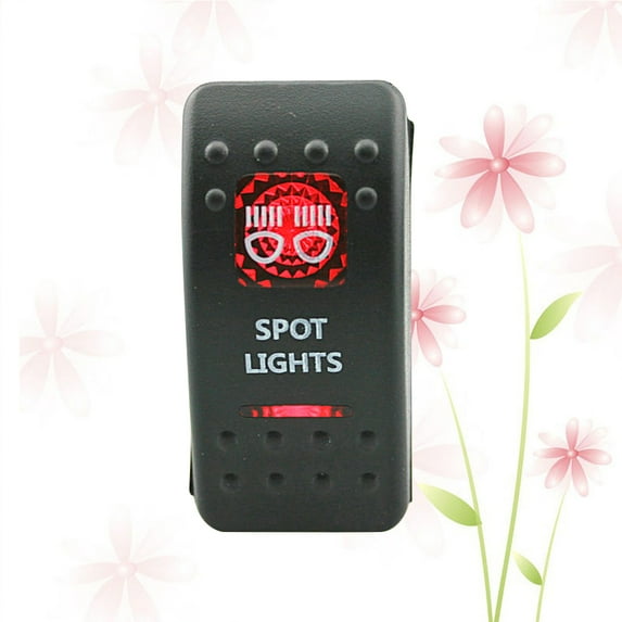 Toddmomy 1Set Red Metal Rocker Switch with Overload Protection for Van ...
