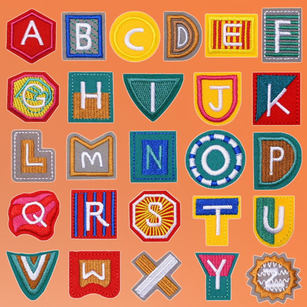 Toddmomy 26Pcs Embroidery Paste Patches for Personalization of Clothes ...