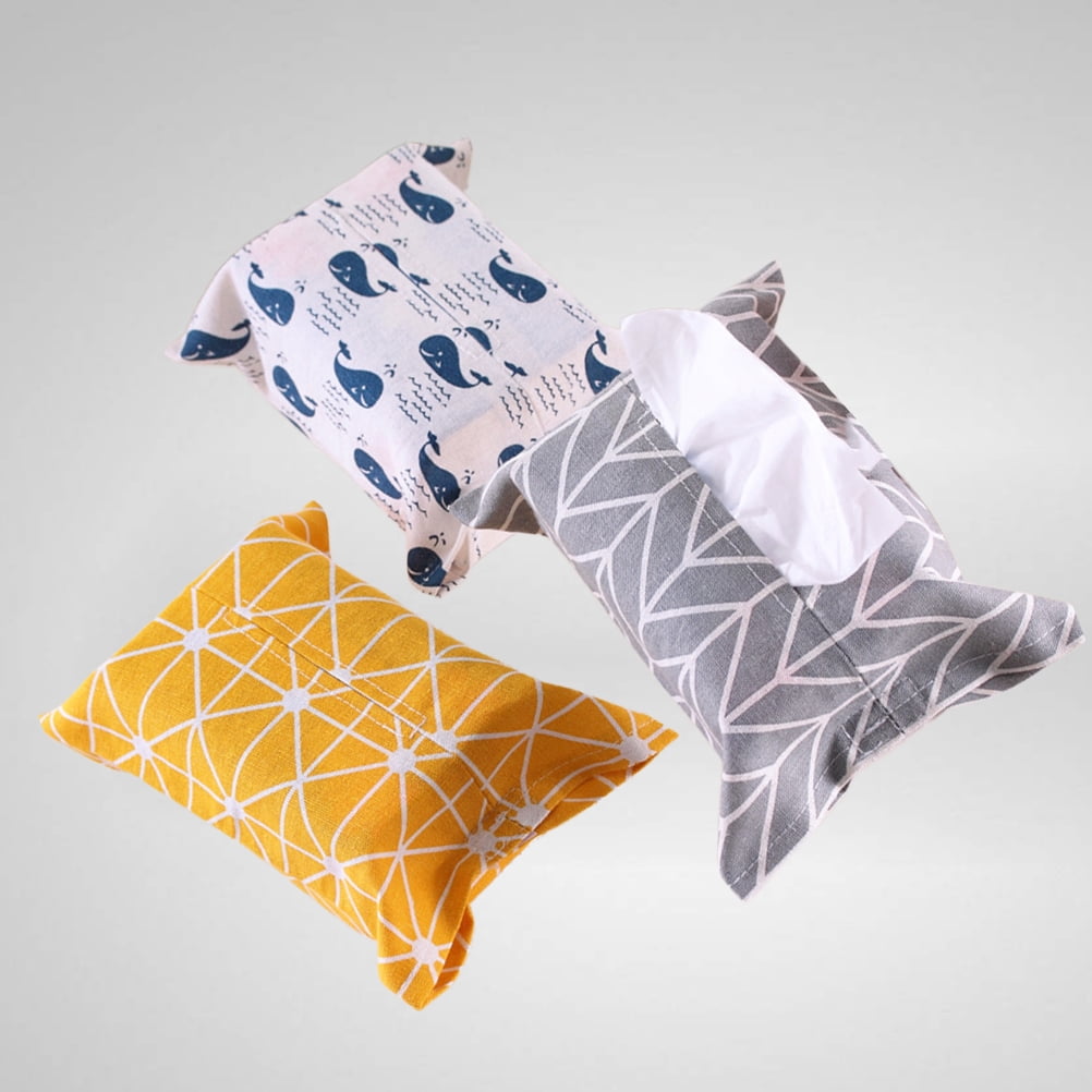 Toddmomy 3Pack Tissue Container Box Rectangular Design Assorted Room ...