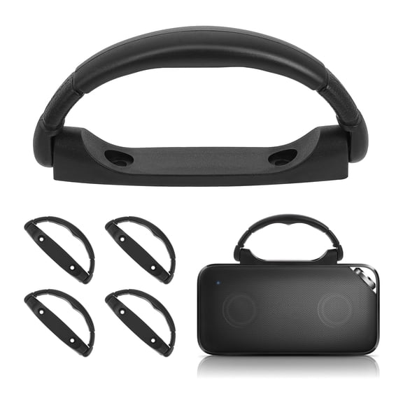 Toddmomy 6Pcs Black Plastic Speaker Handles for Secure Mounting Cylindrical Design