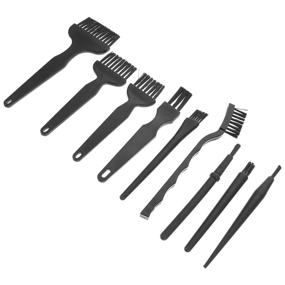 Toddmomy Anti Static Dusting Black Plastic Mini Brush for Electronic Devices