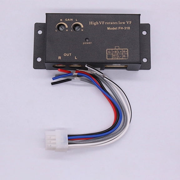 Toddmomy Car Owners Car Use Audio Converter Simple Design High To Low Level Converter 1 Set 11.5X2Inch