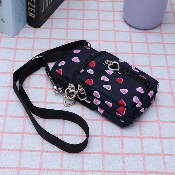 Toddmomy Crossbody Bag 1Set Dark Blue Vertical Style Oxford Cloth With Phone Wallet Purse For Work Travel