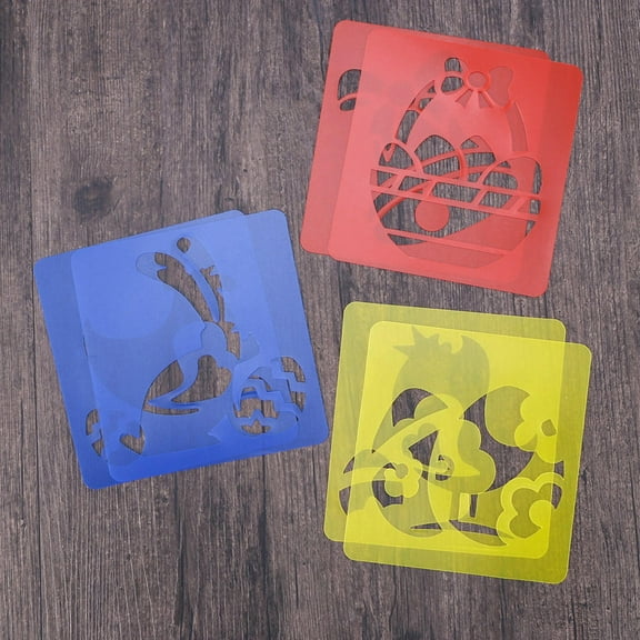 Toddmomy Kids Tracing Stencils 14x5.9in for Crafts Reusable PP Plastic Decorating Scrapbooking 1 Set