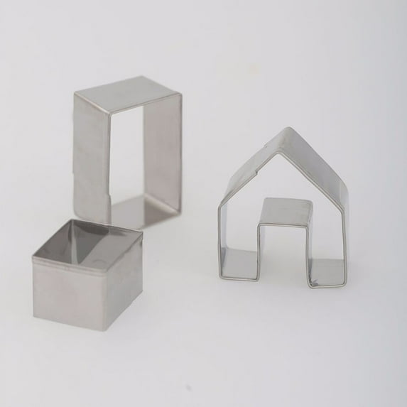 Toddmomy Mold 3 Pcs Small Size Silver Stainless Steel For Home Baking And Diy Chocolate Molds
