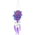 thumbnail image 1 of Toddmomy Wall Decorations for Bedrooms 1Pack Dream Catcher 11.4x5.2in Round Blue Acrylic with Exquisite Design, 1 of 8