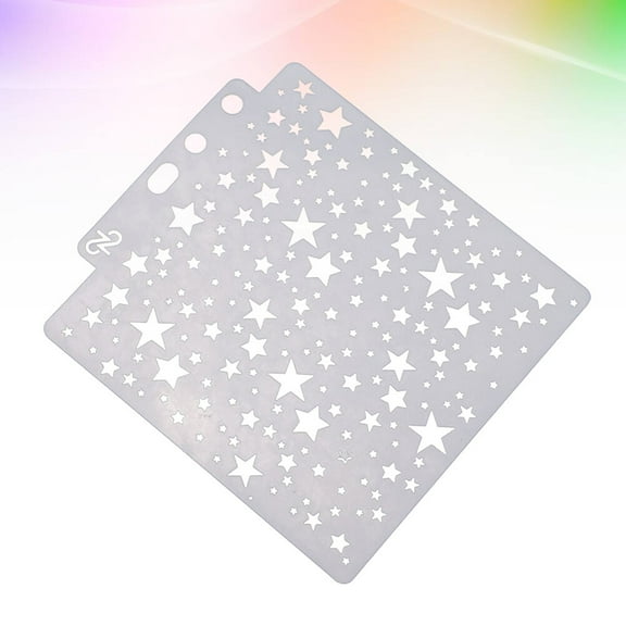 Toddmomy Waterproof Paint Stencil 1Pack Ideal for Children and Parents in Crafting Activities Transparent