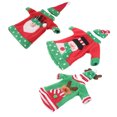 thumbnail image 1 of Toddmomy Wine Bottle Sweater Clothes Red 17x13cm Fabric Hat Shape For Holiday Gathering 3Pcs, 1 of 8