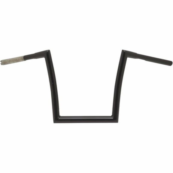Todd's Cycle 0601-3133 1-1/4in. Strip Handlebar - 14in. - Gloss Black