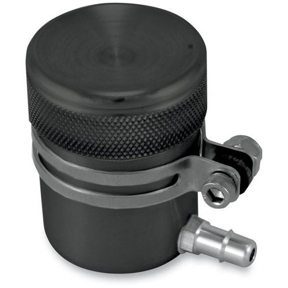 Todds Cycle UR-2 Reservoir for Most OE and Aftermarket Hand Controls with rmte Reservoir - Black Anodized