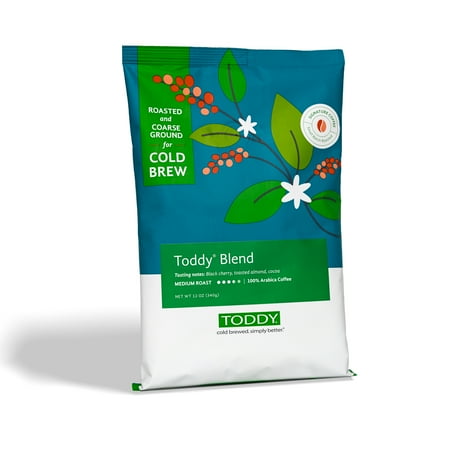 Toddy Blend Cold Brew Medium Roast Course Ground Coffee, 12oz