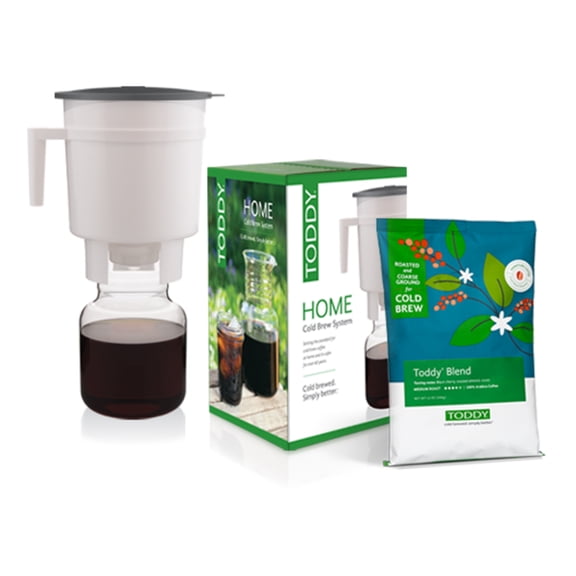 Toddy Home Cold Brew Coffee System with Signature Blend Coffee Bundle