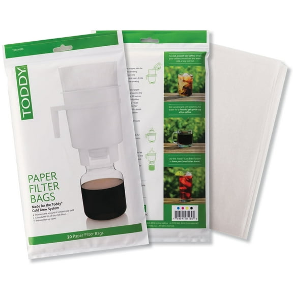 Toddy Home Cold Brew Paper Filter Bags (20 Pack)