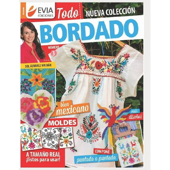 Todo Bordado 3: con moldes (Paperback) by Evia Ediciones