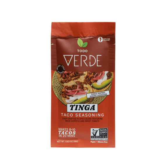 Todo Verde Seasoning TInga Taco (12 Pack) 0.6 oz