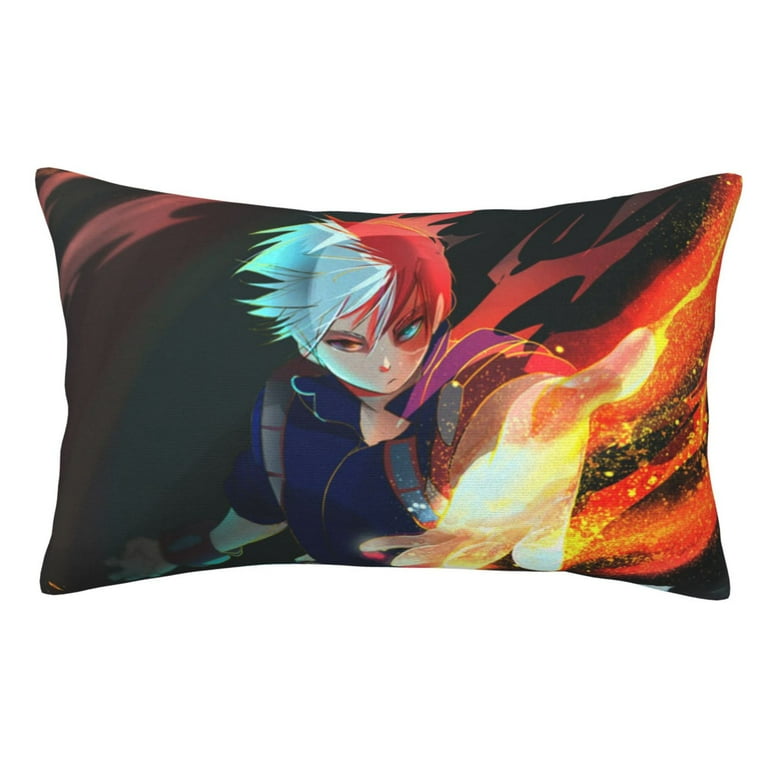 Todoroki Shoto My Hero Academia Pillowcase Cushion Pillow Covers With Hidden Zipper Pillow Case Decor For Bed Dorm Sofa Couch Car 16 x24 Walmart