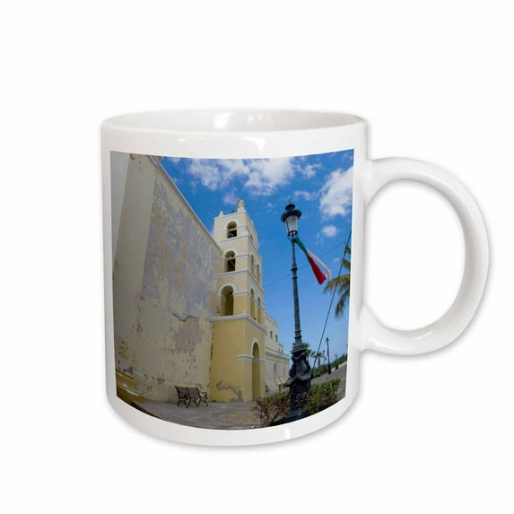 3drose, Todos Santos Mission, Baja, Mexico - Sa13 Dpb0685 - Douglas Peebles, 11oz Mug