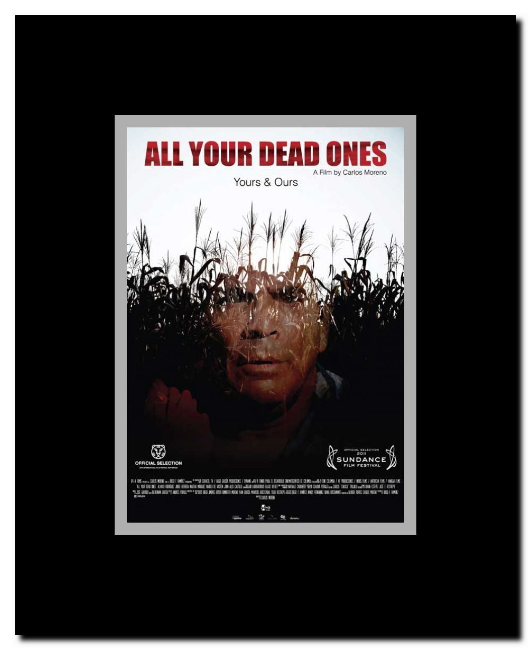 Todos tus muertos Framed Movie Poster