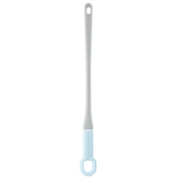 Toe Cleaning Brush,Foot Scrubber for Shower with 15.4" Long Handle Soft Silicone Cleaning Shower Brush Foot Care for Seniors,Elderly, Men and Women