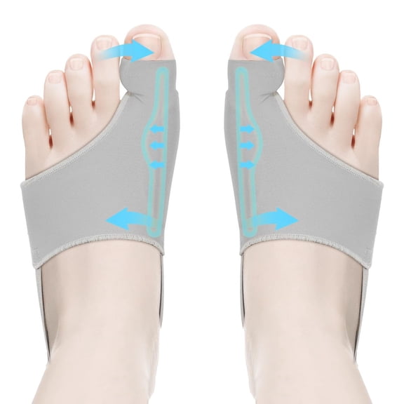 Toe Corrector under $5! Cagogo Toe Corrector Toe Separator, Hallux Valgus Corrector for Men Women, Big Toe Alignment Device, Foot Care Product for Shoe Wearing