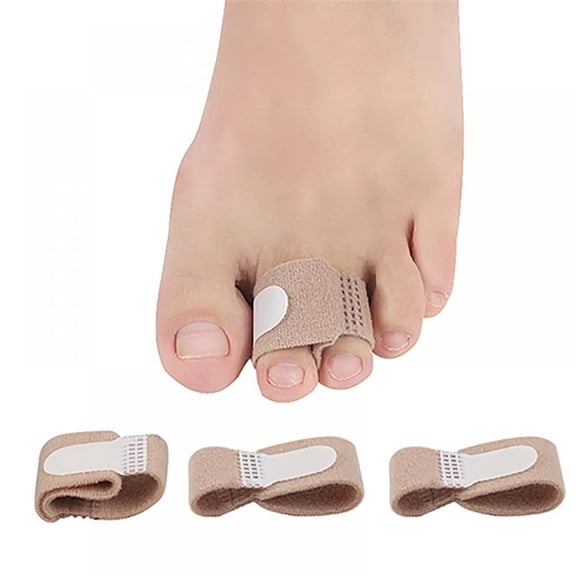 Toe Cushioned Bandages for Correcting Hammer Toes, Broken Toes, Crooked Toes & Overlapping Toes 1PC