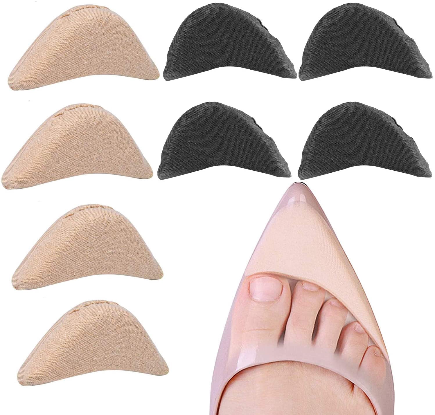 Toe Box Inserts Toe Inserts for Shoes Too Big - Foam Toe Filler Inserts - Walmart.com