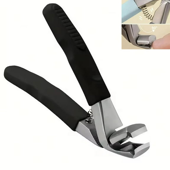 Toe Nail Clipper for Thick & Hard Nails, Stainless Steel, Ergonomic Handle