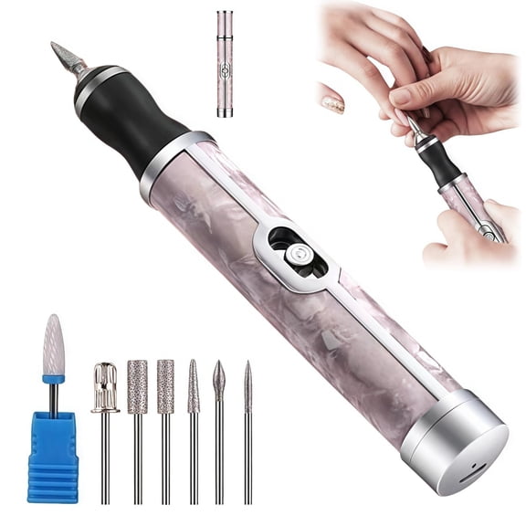 Toe Nail Grinder for Thick Toenails Men,2026 New Toenail Sander for Thick Nails,Cordless Electric Toenail Grinder,Four Speeds Unisex Used for Polishing, Grinding and Peeling. (Pink)