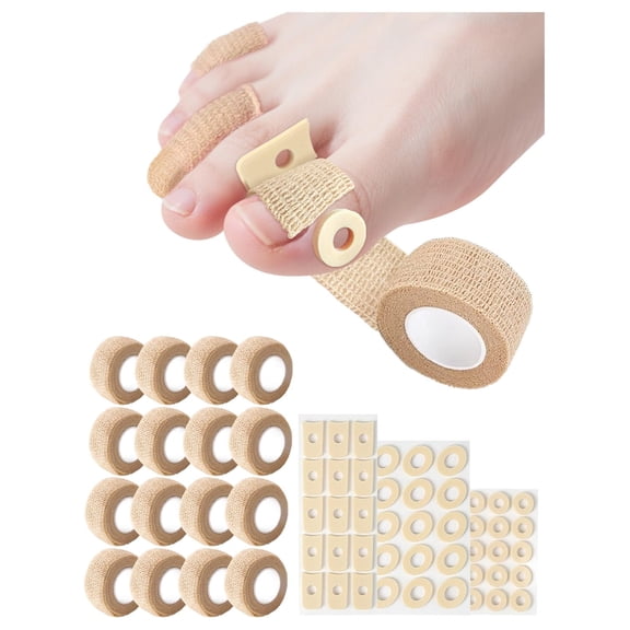 Toe Protectors & Cushions, Gel Nail Covers for Ingrown Toenails and Corns, Soft Breathable Sleeves for Pain Relief, Perfect for Runners and Daily Wear