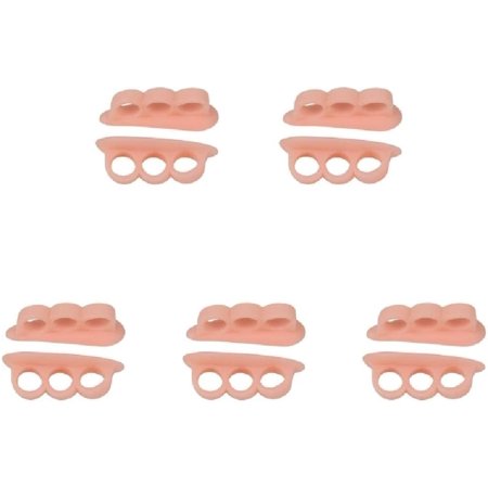 Toe Protectors Soft Toe Spacers Toe Separators for Overlapping Toes Toe Stretcher Toe Straighteners for Bent Toes gel toe separators
