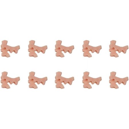 Toe Protectors Soft Toe Spacers Toes Separators for Overlapping Toes Toes Stretcher Toes Straighteners for Bent Toes Foot Relief