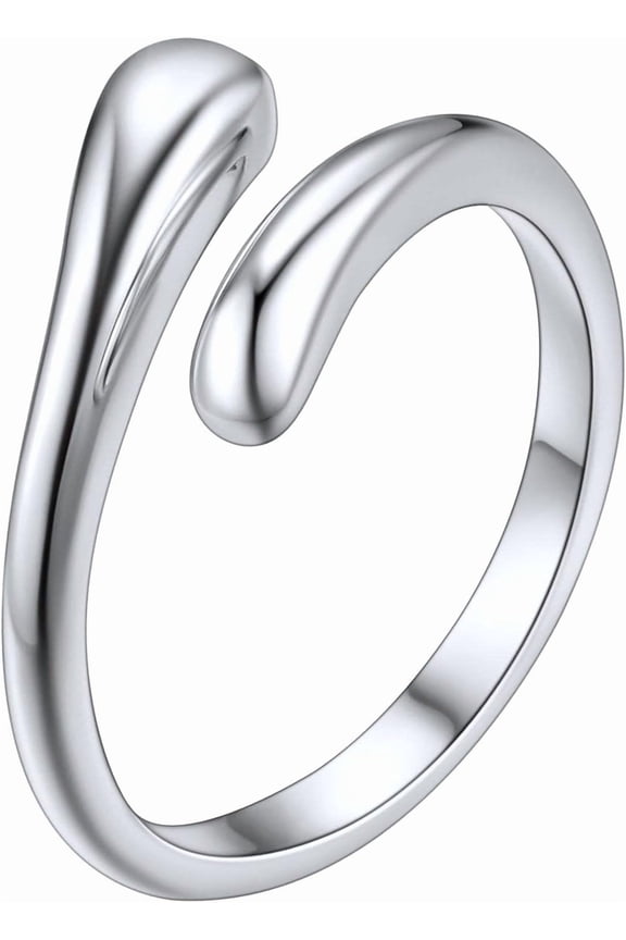 Toe Ring, Chic 925 Stamped Toe Ring, Band/Leaf Toe Ring, Sterling Silver Open Adjustable Toe Ring Set, Adjustable Pinky Rings