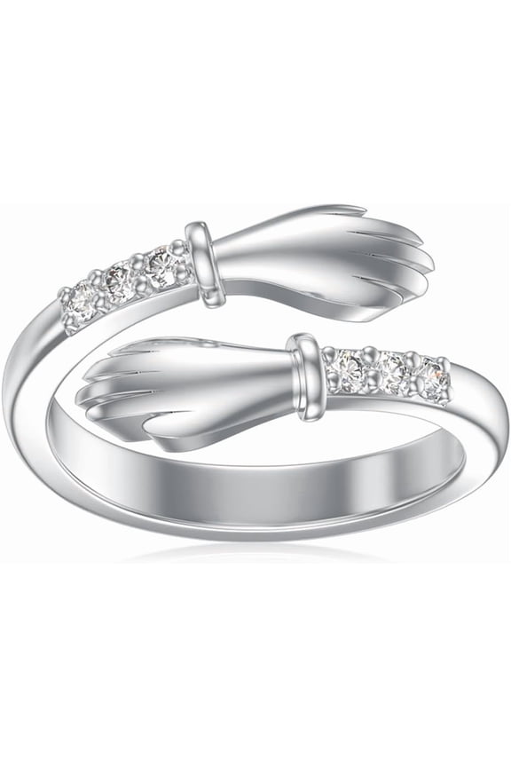 Toe Rings 925 Sterling Silver Hug Toe Ring Jewelry Adjustable Hug Rings for Women Summer Beach Foot Jewelry for Women Mom Wife Friends