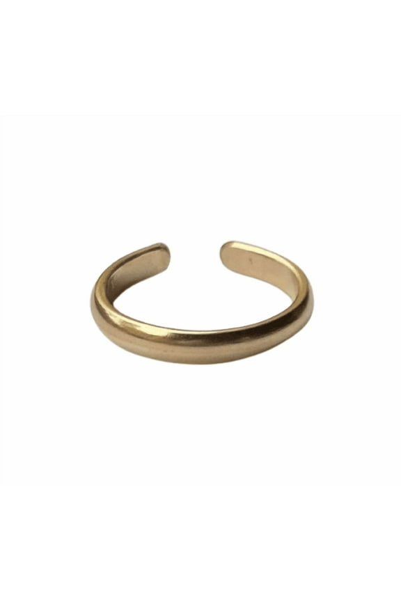 Toe Rings, Gold Toe Ring, 14k Gold Filled 3mm adjustable toe rings, Plain Gold Toe Rings, Toe Rings for Women