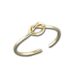 Toe Rings, Love Knot Gold Toe Ring, 14k Gold Filled adjustable Infinity toe rings, Gold Toe Rings, Toe Rings for Women
