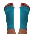 thumbnail image 1 of Toe Separator Alignment Socks, Soft Washable Knit Foot Relaxation Socks, OneSizeFitsMost for Home Yoga Use, 1 of 4
