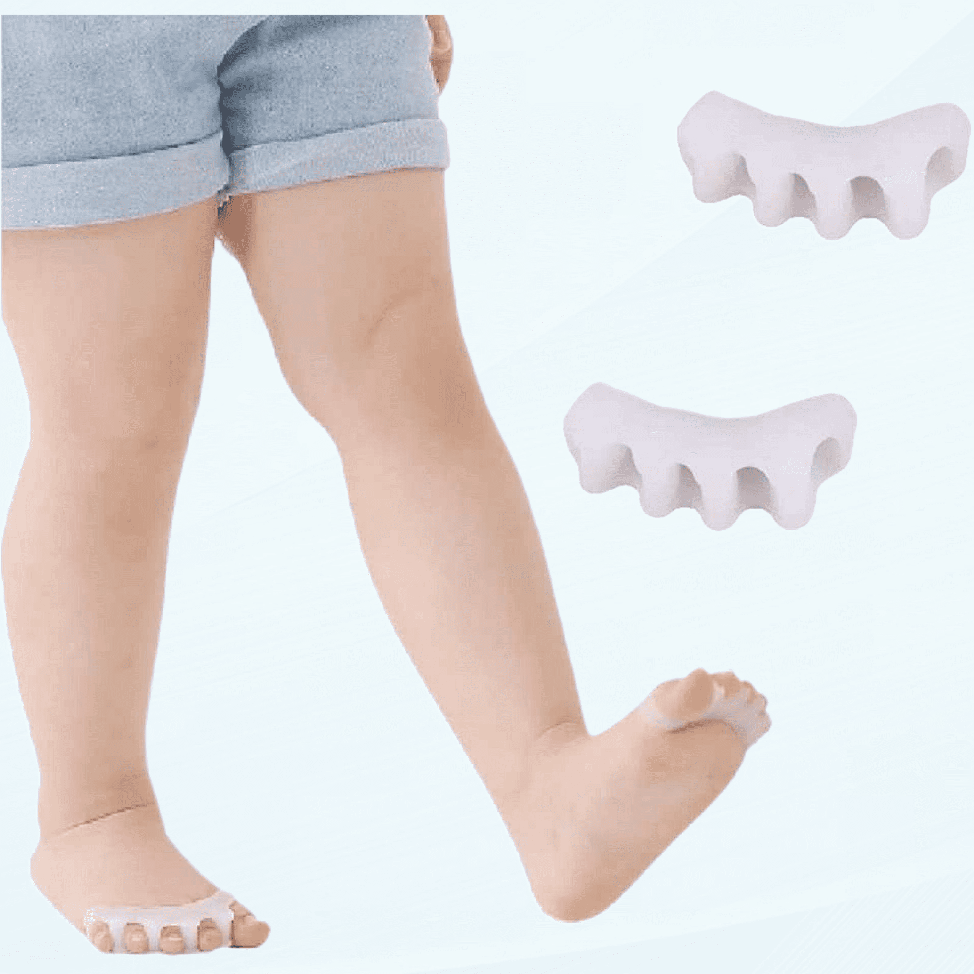 Toe Separator Gel for Child, Toe Straightener Bunion Corrector for