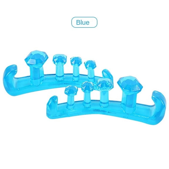 Toe Separator Pedicure Kit, Toe Spacers, Toenail Dividers to Relieve Orthopedic, Repeatable Washable Toe Separator 2 Pairs