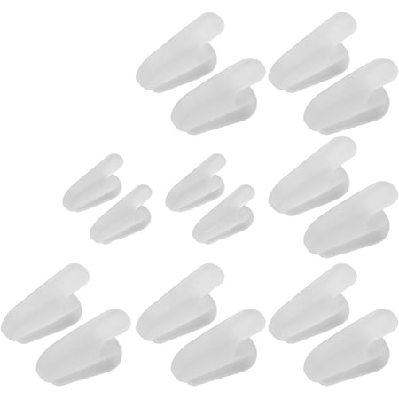 Toe Corrector, Soft Silicone Elastic Toe Separator for Big Toe Alignment for Home Travel