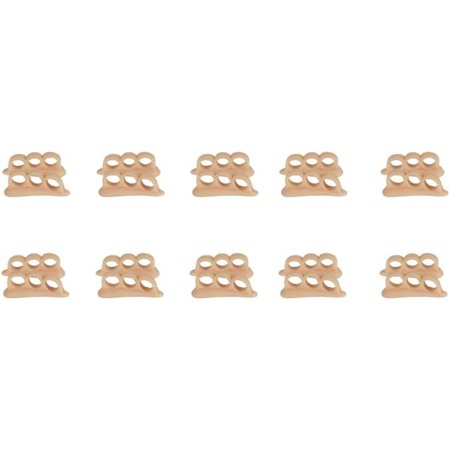 Toe Separator Three Holes Toe Corrector Toe Straightener For Curled Toes Overlapping Toe Blisters Relief