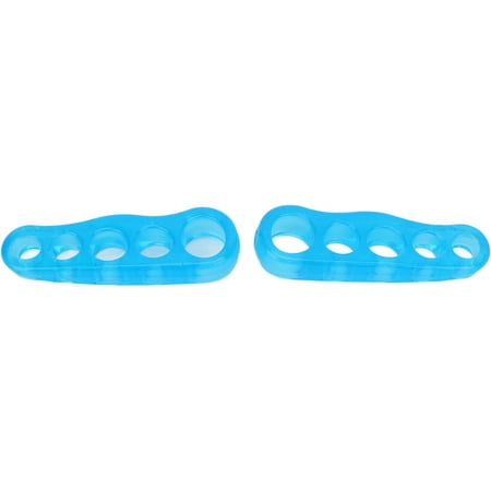 Toe Separator, Toe Separator Multifunctional Straightening Friction Prevention Pain Relief Flexible Reusable for Overlapping Toes for Bunions L