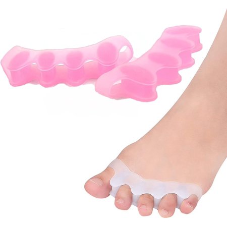 Toe Separator, Valgus Correction, Beam Correction, Loose Toe, Foot Bone Thumb Adjuster Maintenance, 1 pair Toe Straightener,A,7.3 * 2.5cm