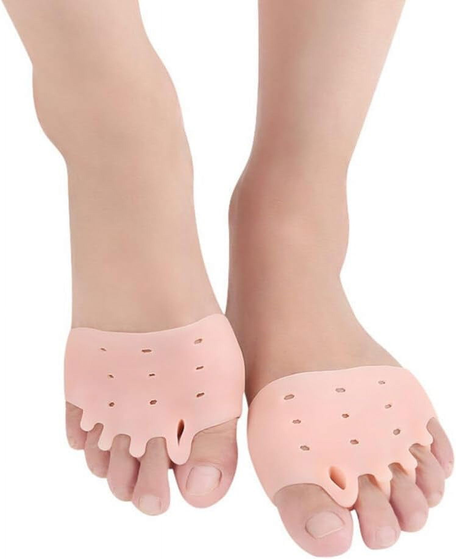 Toe Separators 2 Pairs Gel Stretcher Spacers for Bunions, Bunion