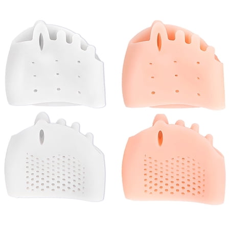 Toe Separators 5 Holes 2 Pairs Bunion Toe Straighteners Toe Spacers for Pedicure