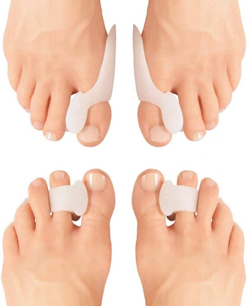 Toe Separators Gel Toe Separators for Overlapping Toes, Suitable for