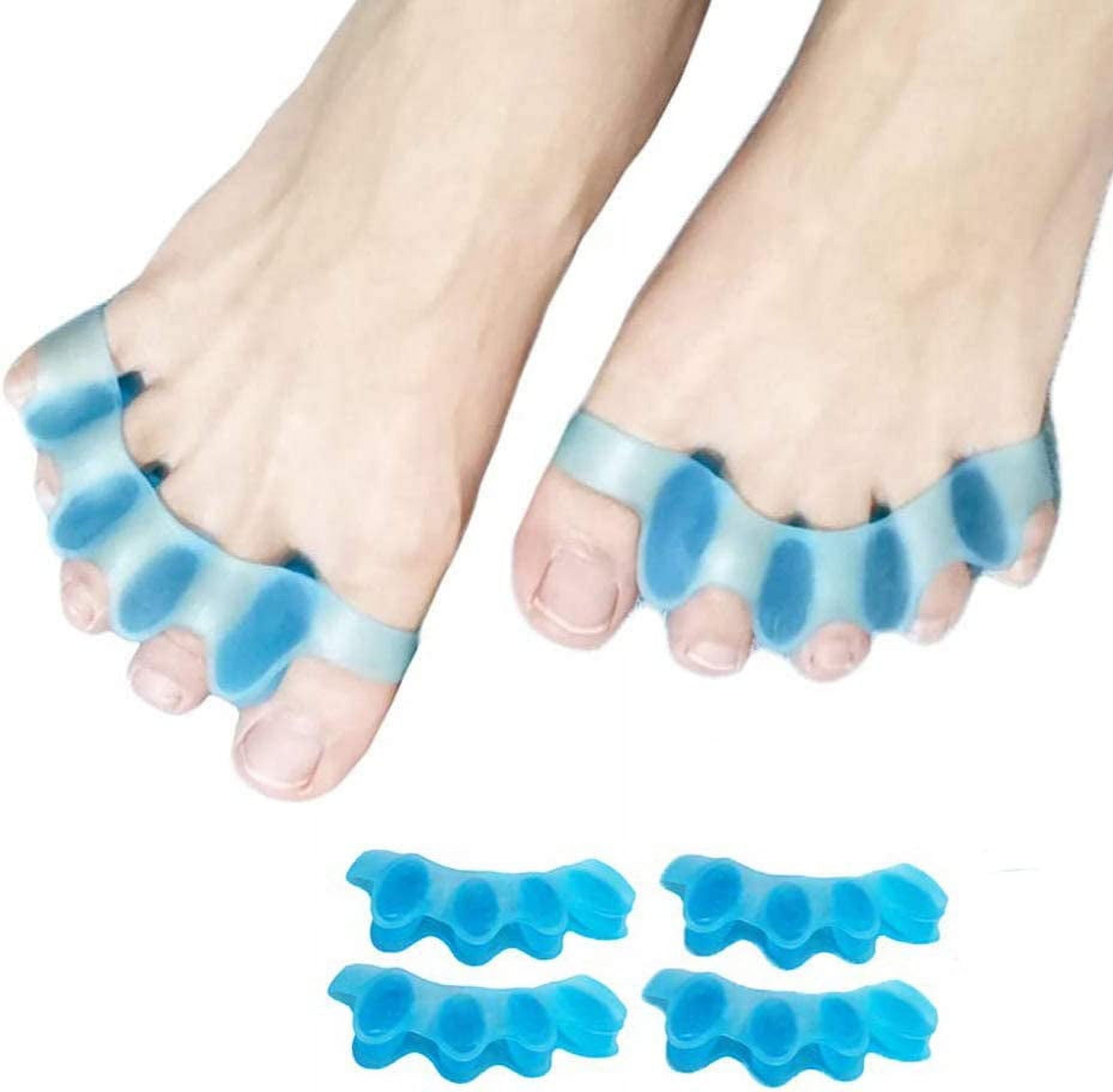 Toe Separators Gel Toe Spacers for Hammer Toe, Tailor's Bunion, Crooked