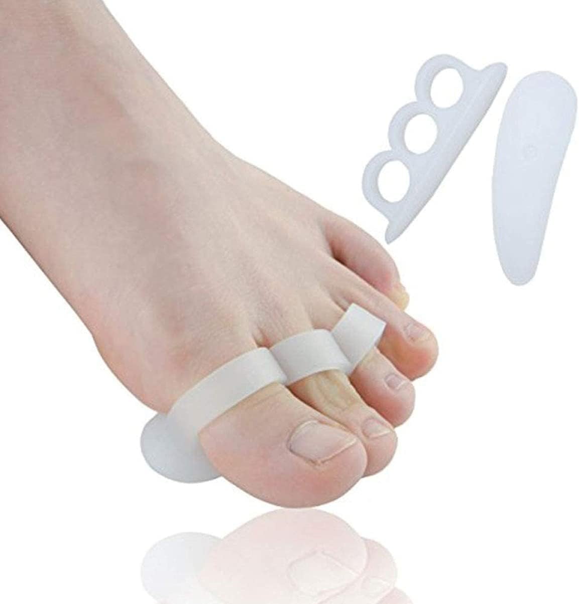 Toe Separators for Hammer Toes Gel Toe Straightener for Overlapping