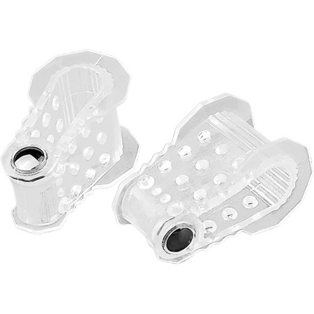 Toe Separators | Magnetic Toe Divider Gel Cushions | 2Pcs Transparent Overlapping Toe Corrector Separators for Women and Men Toes
