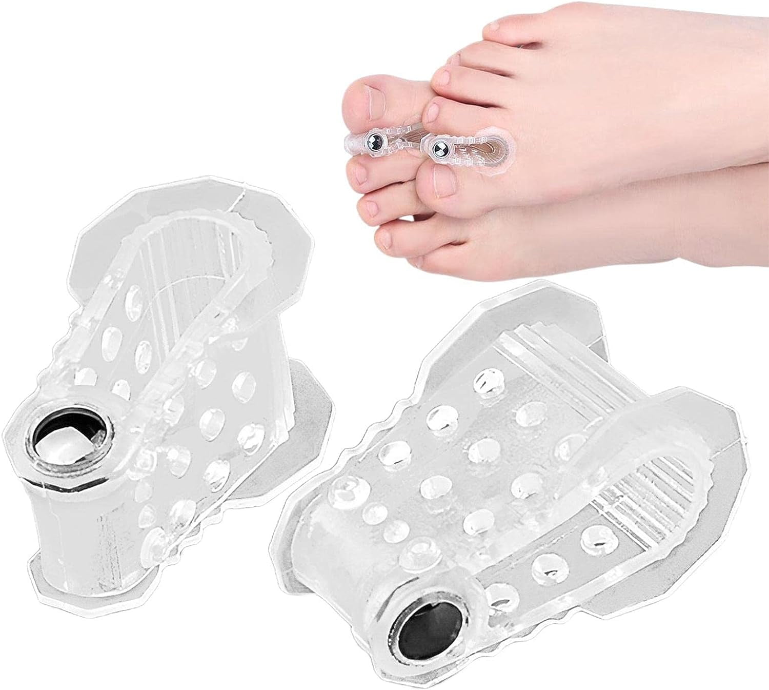 Toe Separators Toe Divider Gel Cushions Soft Clear A
